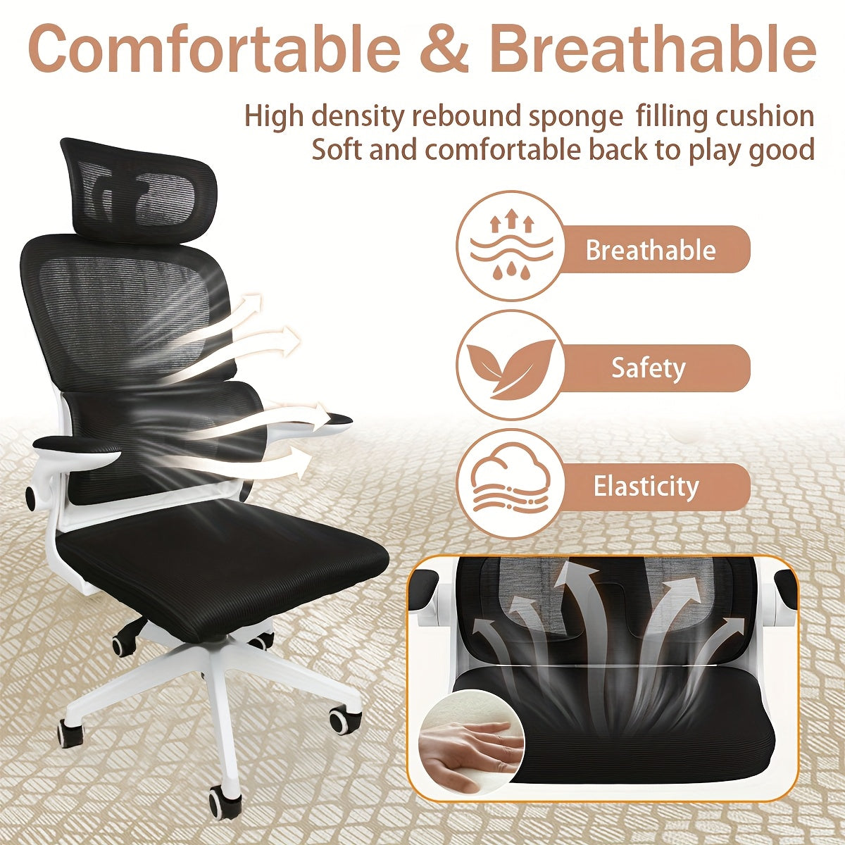 Ergonomic Lumbar Office Chair