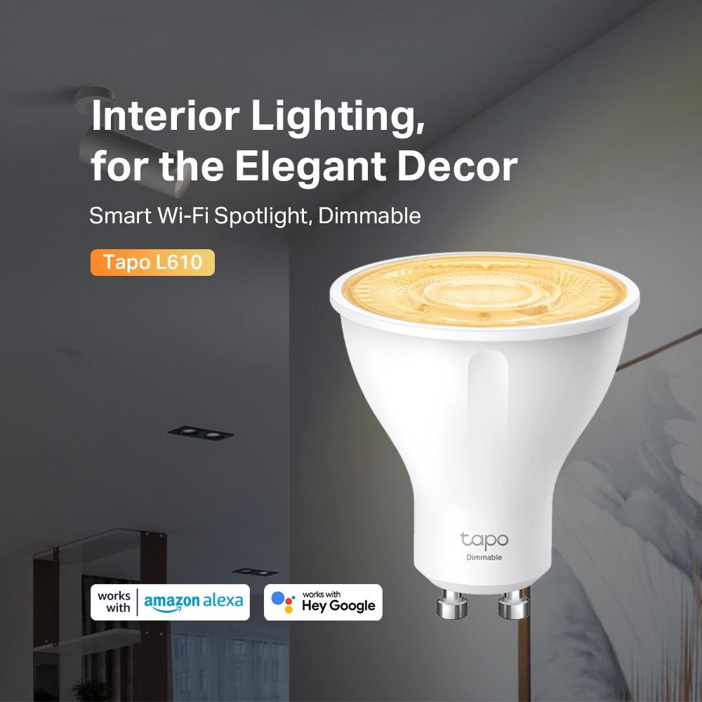 Tapo L610 Smart Wi-Fi Dimmable Spotlight Bulb
