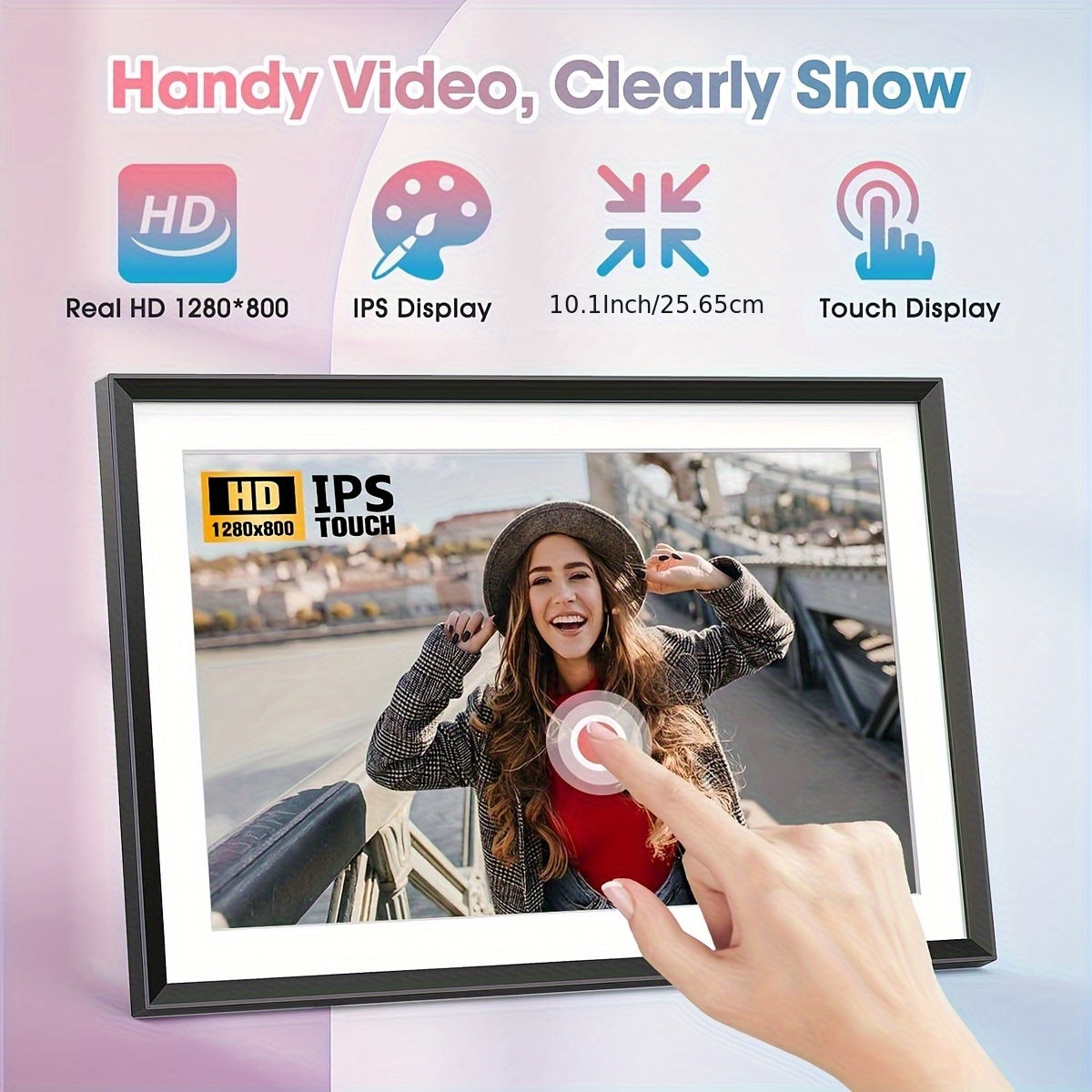 Bezosmax 10.1-Inch Digital Photo Frame