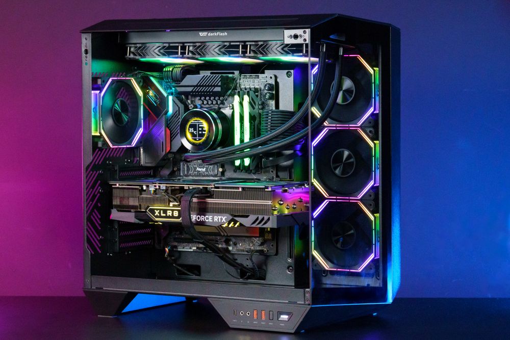darkFlash DY470 ATX Computer Case