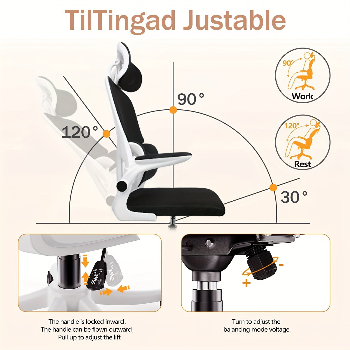 Ergonomic Lumbar Office Chair