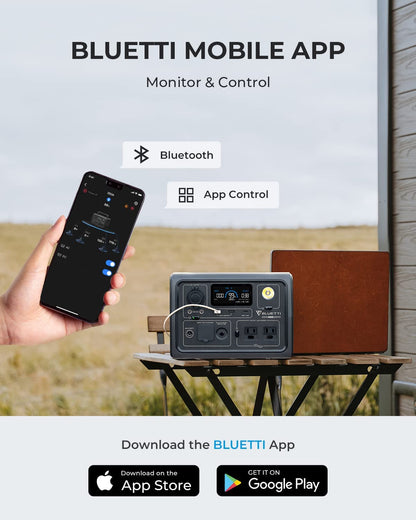 Bluetti EB3A Portable Power Station 600W 268Wh