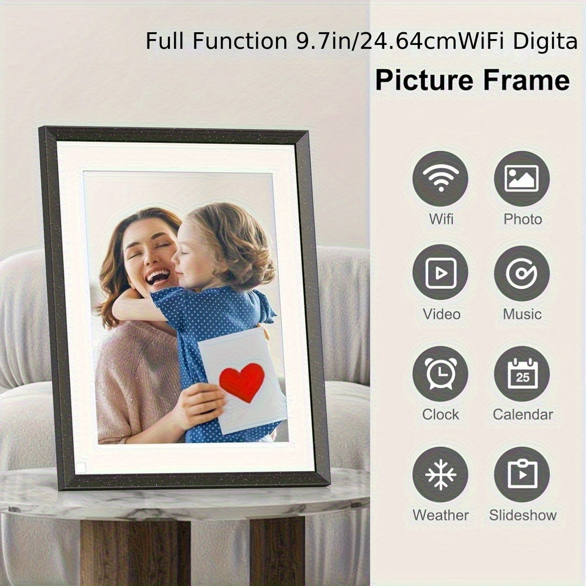 Bezosmax 10.1-Inch Digital Photo Frame