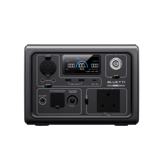 Bluetti EB3A Portable Power Station 600W 268Wh