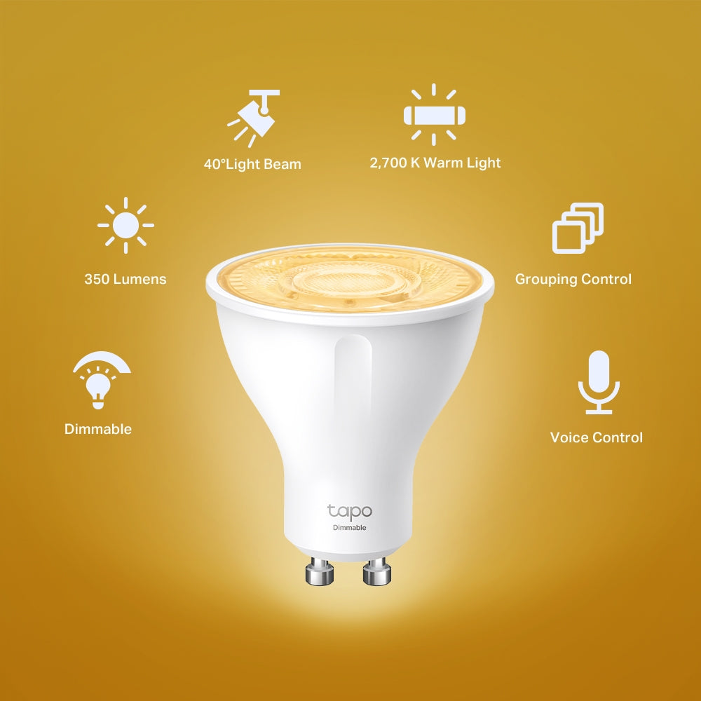 Tapo L610 Smart Wi-Fi Dimmable Spotlight Bulb