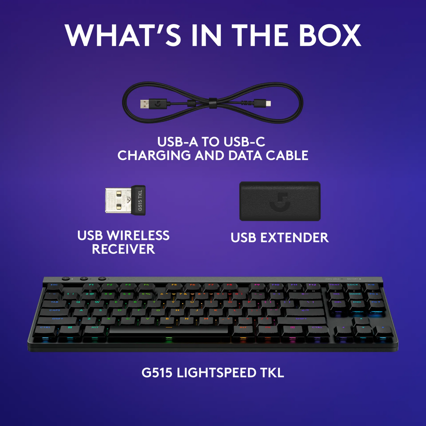 Logitech  G515 LIGHTSPEED TKL Wireless Low Profile Gaming Keyboard
